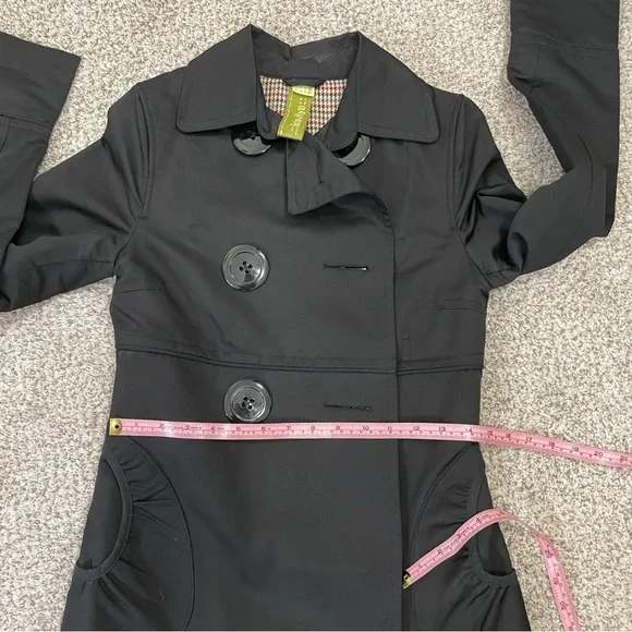 Soia & Kyo Black and Red Houndstooth Lined Coat - Picture 11 of 13